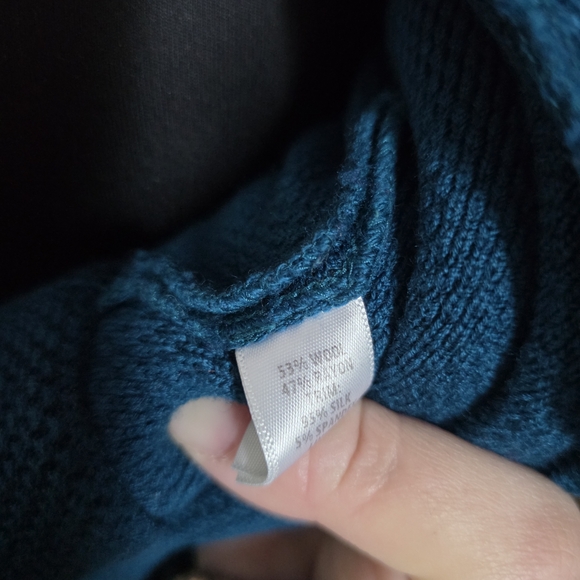 St. John Teal Knit Jacket - Picture 3 of 5